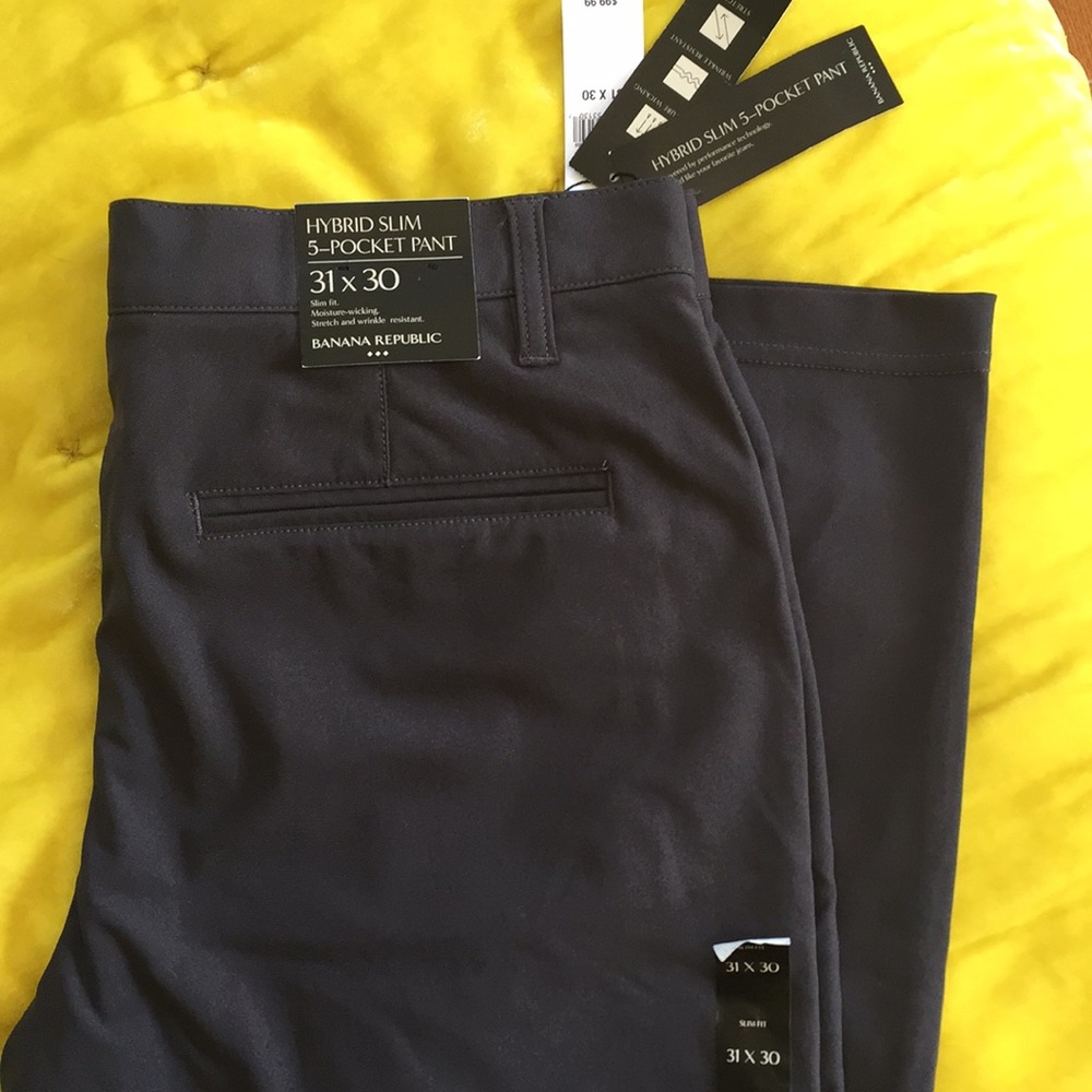 Banana Republic 31 x 30 Hybrid Slim fit pant